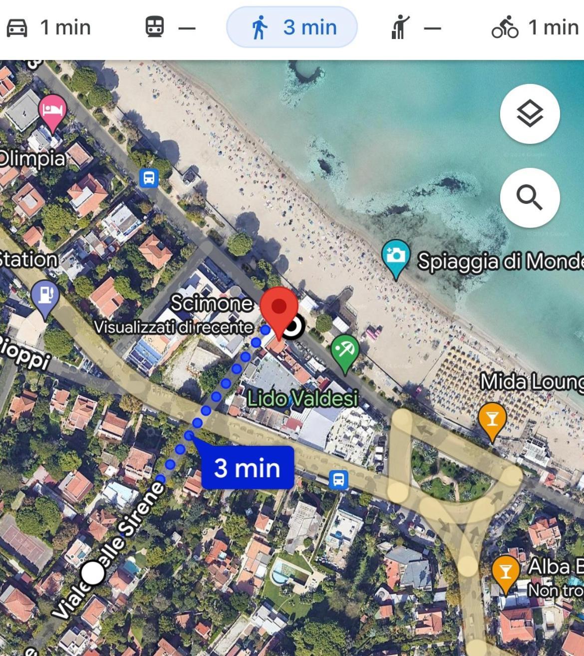 Villino Sirene Mondello Βίλα Παλέρμο Εξωτερικό φωτογραφία